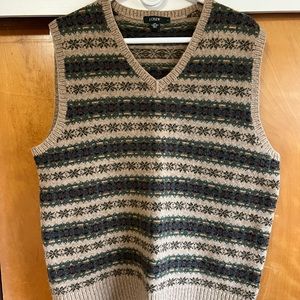 J. Crew men’s wool vest